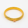 Fashion Geometric Stainless Steel Plating Zircon Bangle 1 Piece