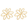 Fashion Flower Alloy Plating Women's Ear Studs 1 Pair