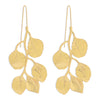 Retro Leaf Alloy Plating Women'S Drop Earrings 1 Pair