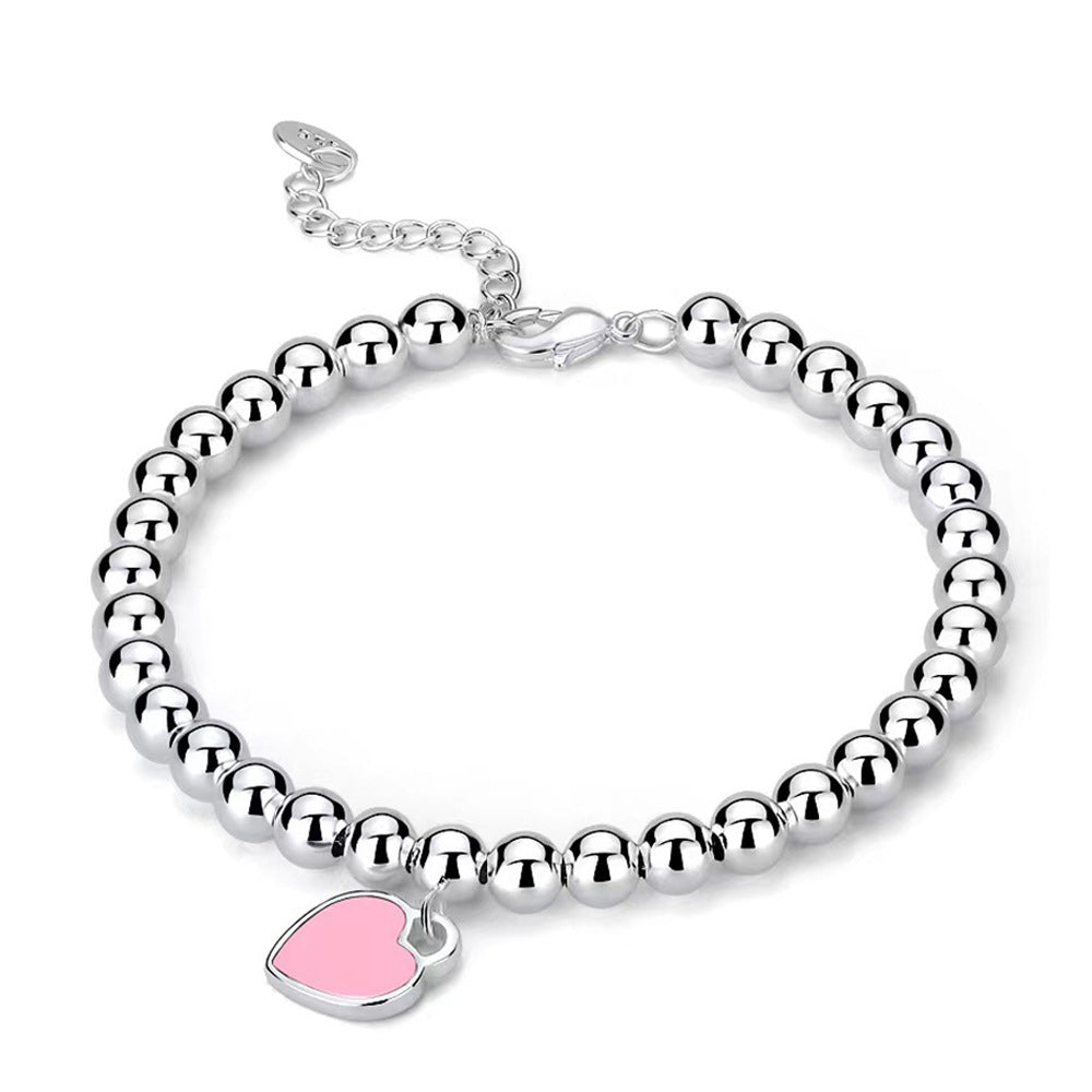 Lady Heart Shape Copper Plating Bracelets