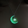 European And American Halloween Hot Hollow Moon Luminous Lucky Tree Clavicle Chain Accessories Necklace Factory In Stock Ornament