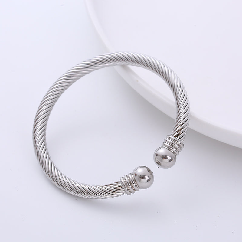 Fashion Bulb Stainless Steel Bangle 1 Piece