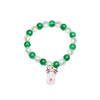 Cute Christmas Hat Elk Beaded Alloy Plating Women's Bracelets