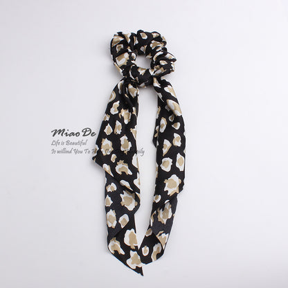 Fashion Ditsy Floral Cloth Printing Hair Tie 1 Piece