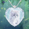 Cute Heart Shape Alloy Glass Plating Women's Necklace