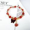 Fashion Butterfly Glass Beaded Women's Bracelets