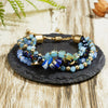 Fashion Geometric Artificial Crystal Rope Beaded Unisex Bracelets