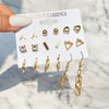 Fashion Heart Shape Butterfly Alloy Artificial Rhinestones Artificial Pearls Women's Earrings 1 Set