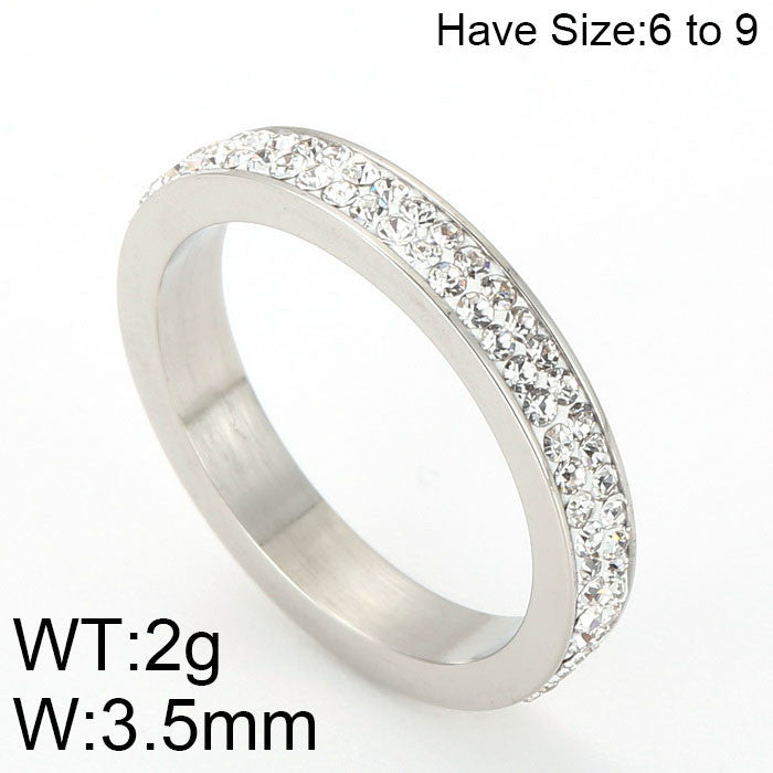 Simple Fashion Stainless Steel Hollow Roman Numeral Ring Wholesale Gooddiy