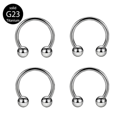 Basic Round Stainless Steel Plating Nose Ring