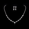 Fashion Water Droplets Alloy Inlay Rhinestones Women's Bracelets Earrings Necklace