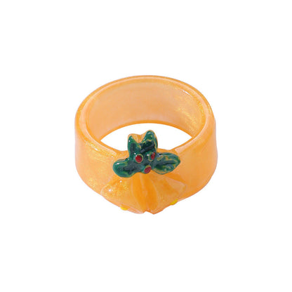 Cartoon Style Frog Women's Rings