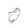 The Same Metal Dinosaur Ring Fashion Cute Opening Geometric Animal Ring