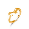 The Same Metal Dinosaur Ring Fashion Cute Opening Geometric Animal Ring