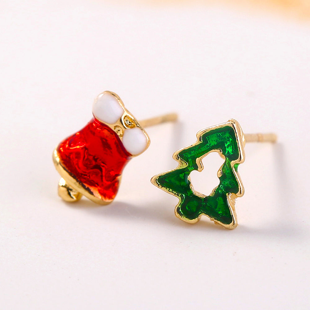 Fashion Christmas Hat Santa Claus Arylic Enamel Plating Women's Drop Earrings 1 Pair