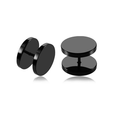 1 Piece Simple Style Solid Color Plating Stainless Steel Ear Studs