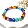 Fashion Round Beaded Unisex Bracelets 1 Piece