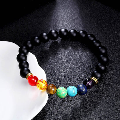 Fashion Round Beaded Unisex Bracelets 1 Piece