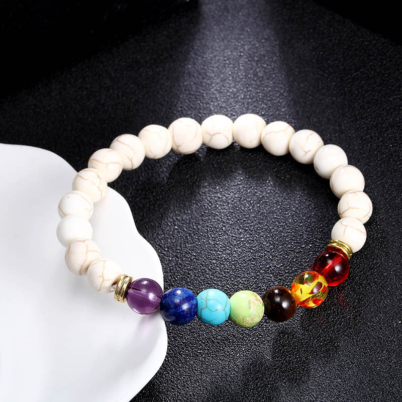 Fashion Round Beaded Unisex Bracelets 1 Piece