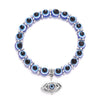 Fashion Eye Alloy Resin Beaded Unisex Bracelets