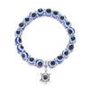 Fashion Eye Alloy Resin Beaded Unisex Bracelets