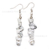 1 Pair Retro Irregular Plating Natural Stone Drop Earrings