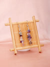 1 Pair Retro Irregular Plating Natural Stone Drop Earrings