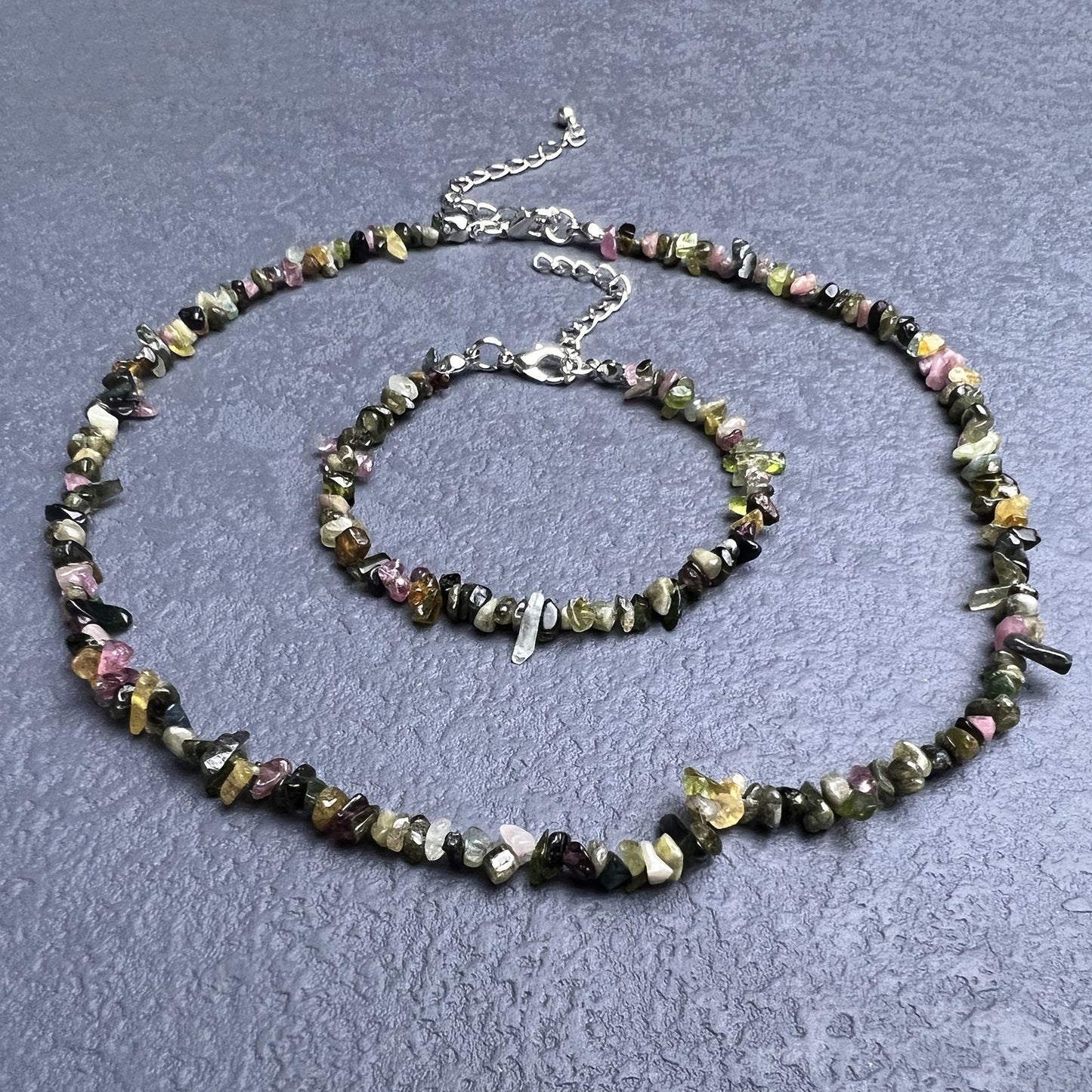 Fashion Irregular Natural Stone Handmade Bracelets Necklace