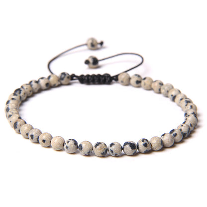 Fashion Solid Color Natural Stone Beaded Bracelets 1 Piece