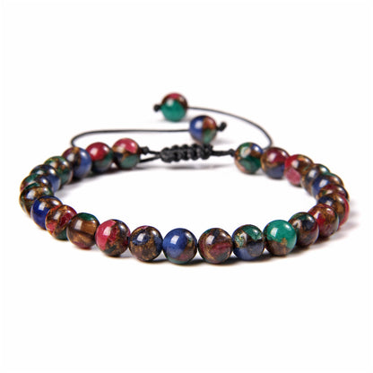 Fashion Solid Color Natural Stone Beaded Bracelets