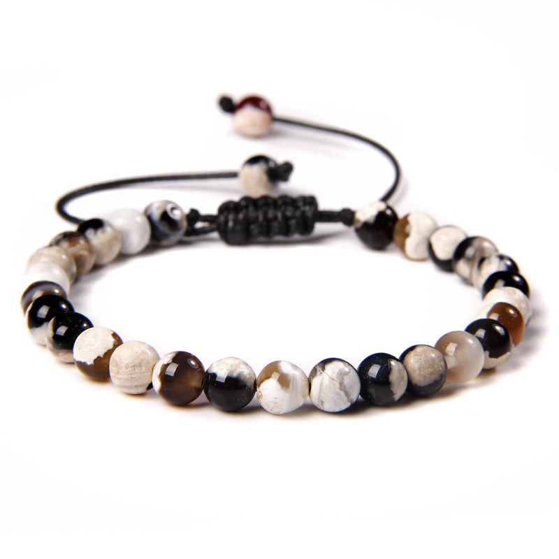 Fashion Solid Color Natural Stone Beaded Bracelets