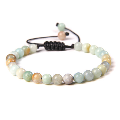 Fashion Solid Color Natural Stone Beaded Bracelets