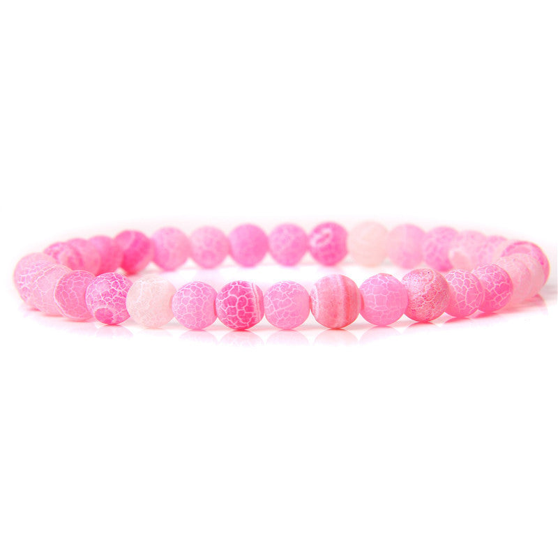 Fashion Solid Color Natural Stone Beaded Bracelets