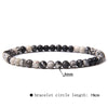 Fashion Round Natural Stone Beaded Bracelets 1 Piece