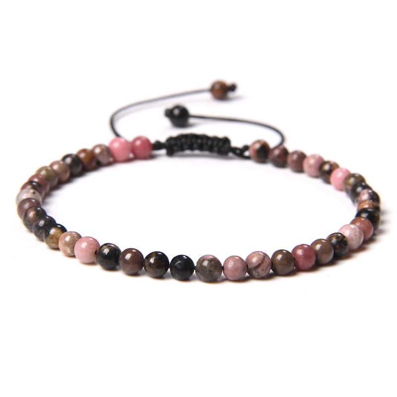 Fashion Solid Color Natural Stone Beaded Bracelets