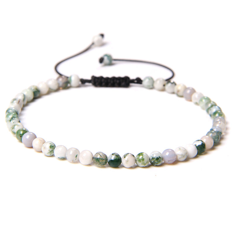 Fashion Solid Color Natural Stone Beaded Bracelets