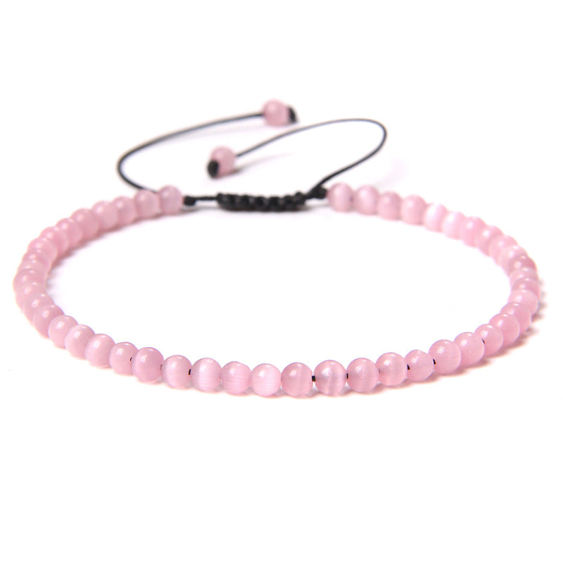 Fashion Solid Color Natural Stone Beaded Bracelets