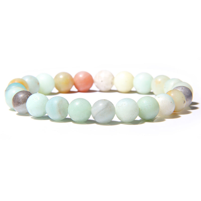 Fashion Solid Color Natural Stone Beaded Bracelets