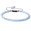 Casual Solid Color Natural Stone Knitting Bracelets