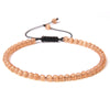 Casual Solid Color Natural Stone Knitting Bracelets