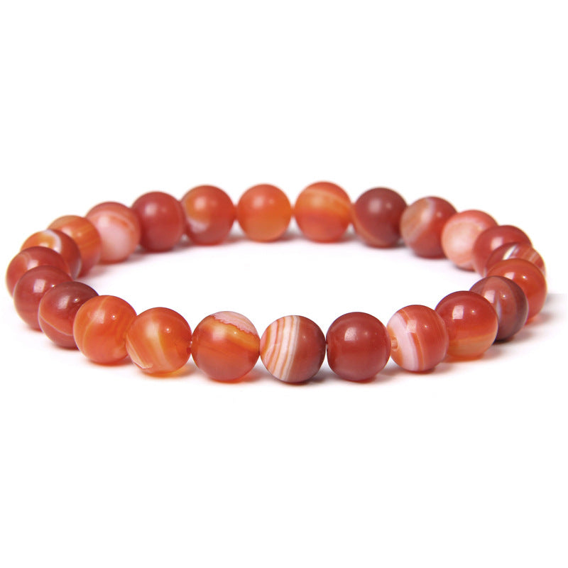 Fashion Solid Color Natural Stone Beaded Bracelets