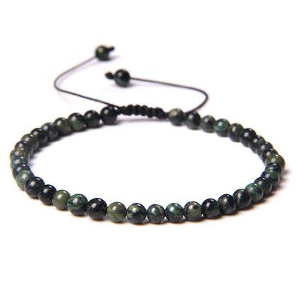 Fashion Solid Color Natural Stone Beaded Bracelets 1 Piece