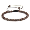 Fashion Solid Color Natural Stone Beaded Bracelets 1 Piece