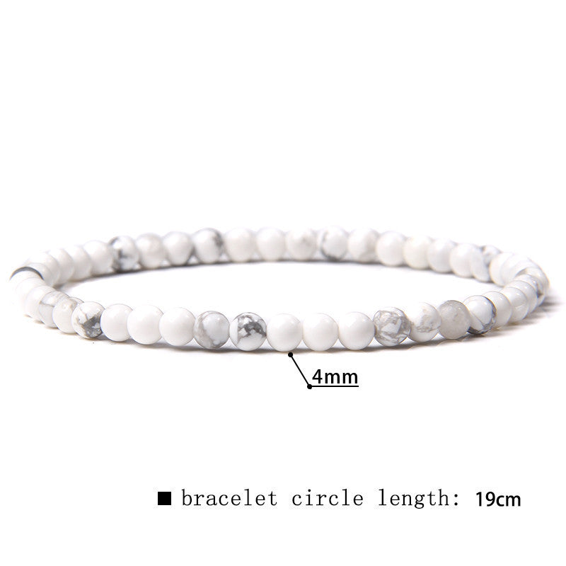 Fashion Round Natural Stone Beaded Bracelets