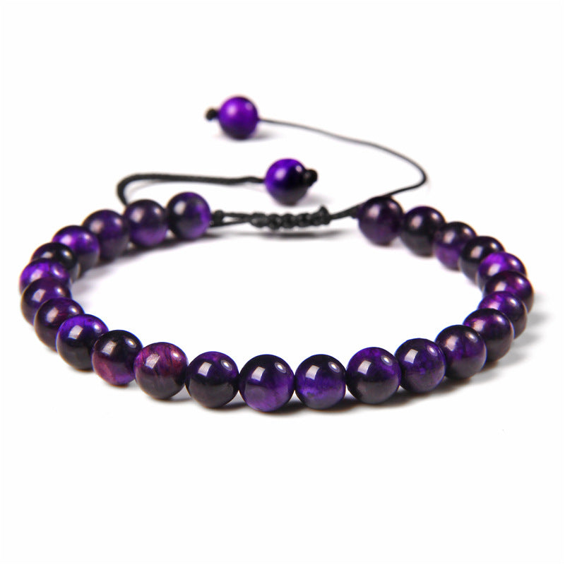 Fashion Solid Color Natural Stone Beaded Bracelets