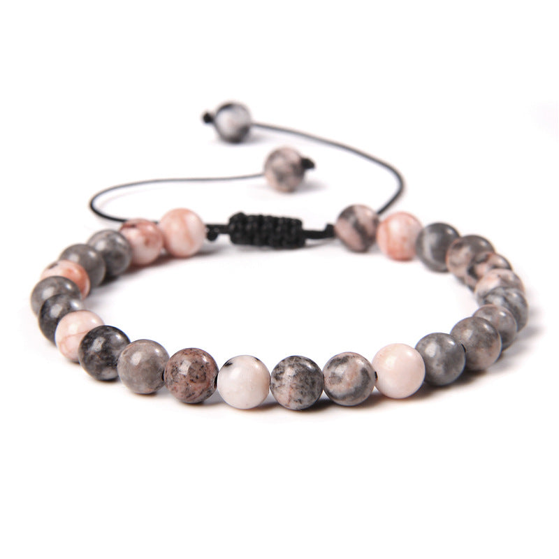 Fashion Solid Color Natural Stone Beaded Bracelets