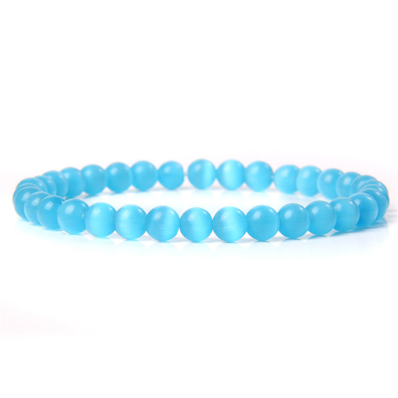 Fashion Solid Color Natural Stone Beaded Bracelets