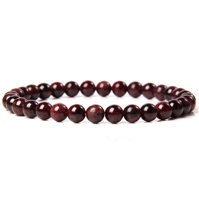 Fashion Solid Color Natural Stone Beaded Bracelets