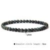 Fashion Round Natural Stone Beaded Bracelets 1 Piece