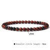 Fashion Round Natural Stone Beaded Bracelets 1 Piece